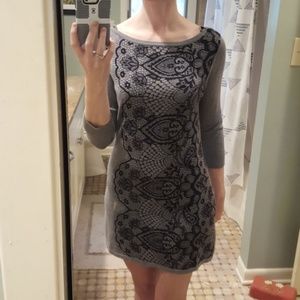 White house black market sweater dress